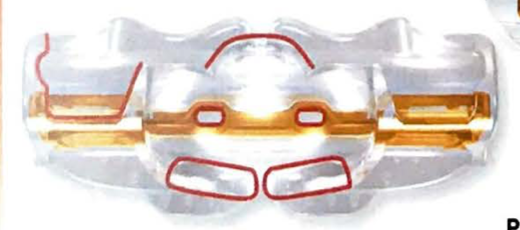 Myobrace B2, color transparente
